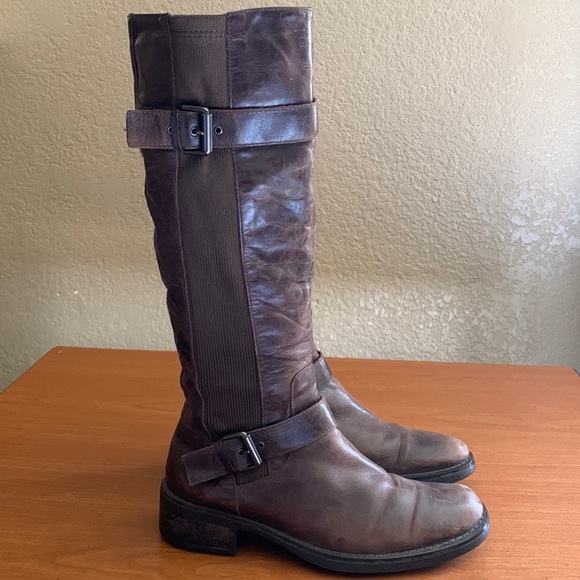 AQUATALIA Distressed Tall Riding Boots - Picture 2 of 15